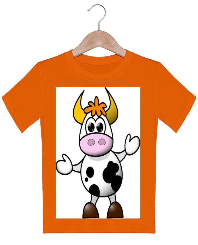 T-shirt garçon motif Happy Cow Sandyf