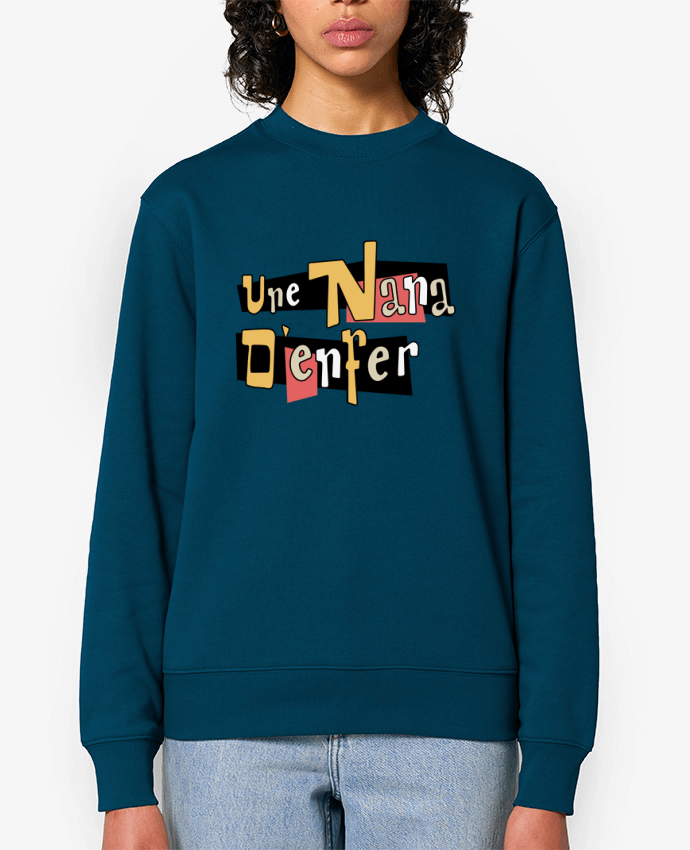 Sweat-shirt Une nana d'enfer Par tunetoo