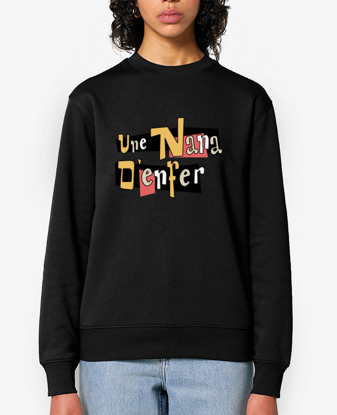 Sweat-shirt Une nana d'enfer Par tunetoo