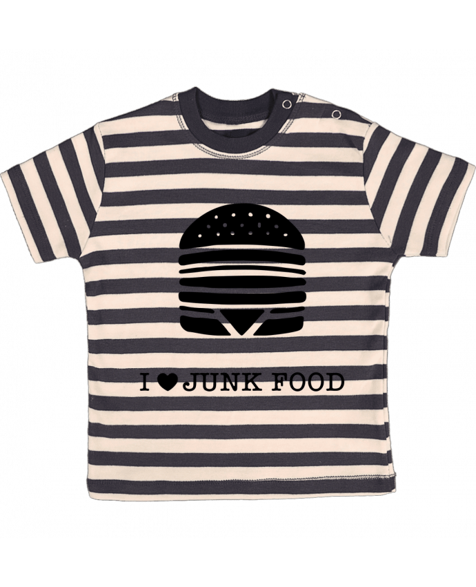 T-shirt baby with stripes I L by will