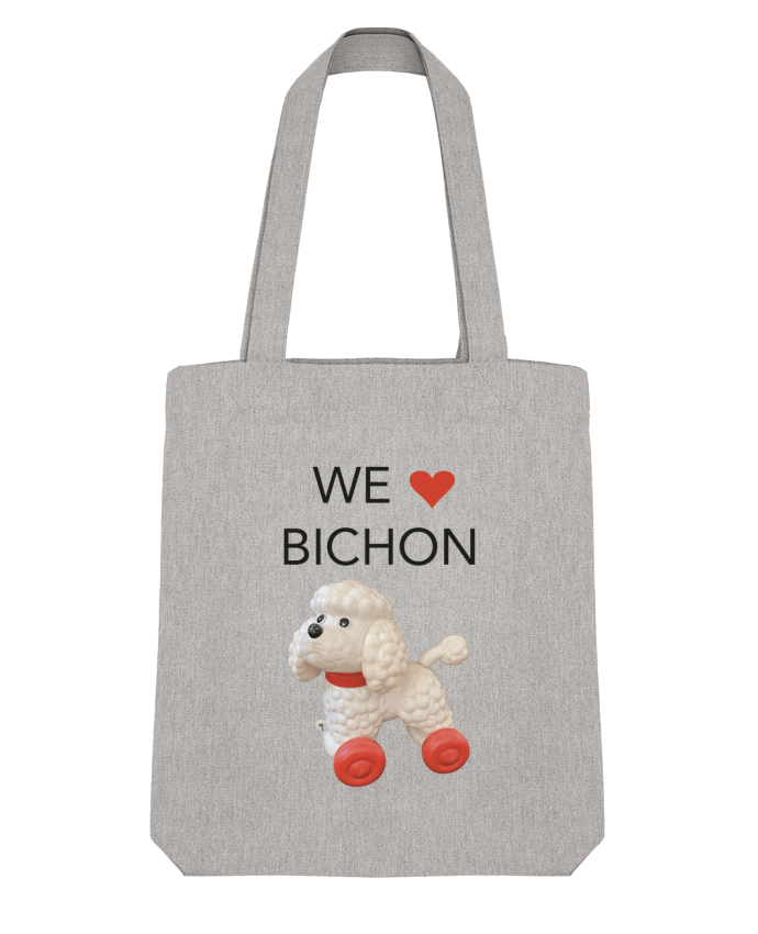 Tote Bag Stanley Stella We love Bichon par Unik&moi 