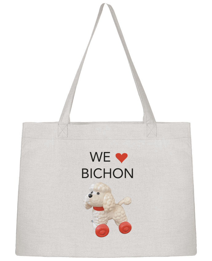 Sac Shopping We love Bichon par Unik&moi