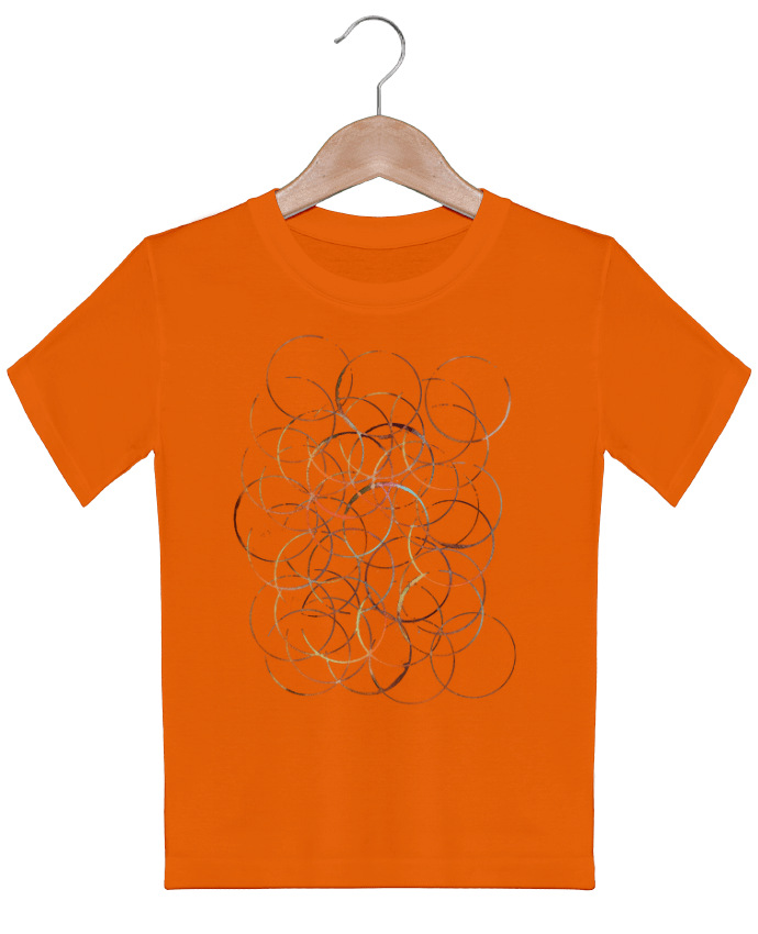 T-shirt garçon motif The burning circle Florent Bodart