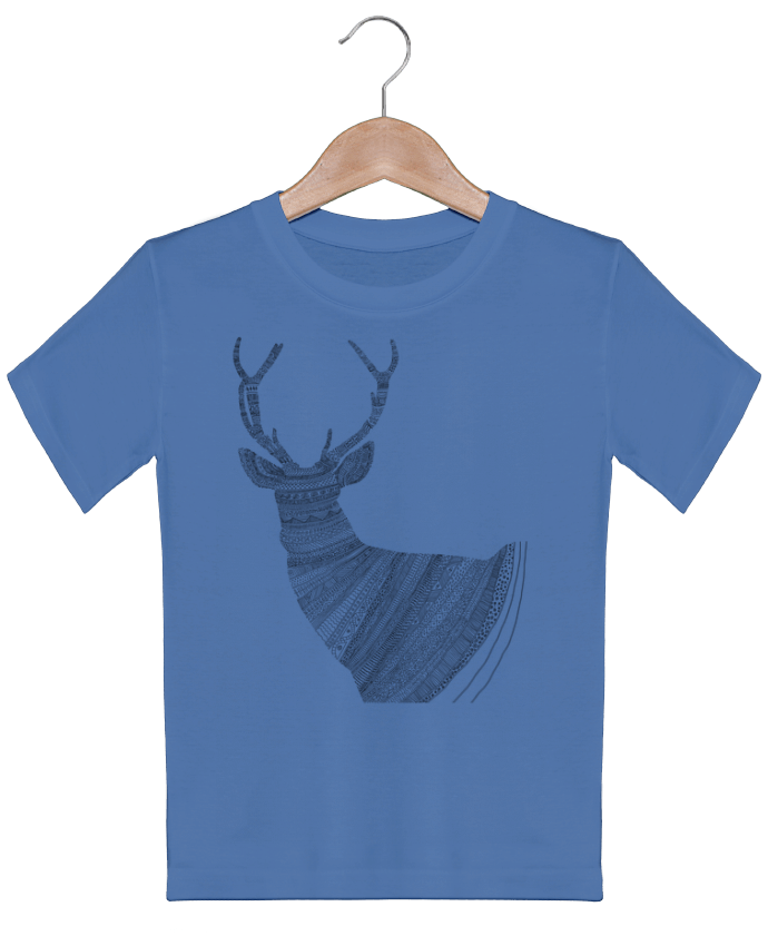 T-shirt garçon motif Stag transparent Florent Bodart