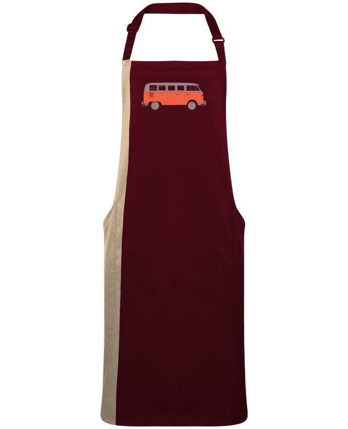 Tablier bicolore Red Van par  Florent Bodart