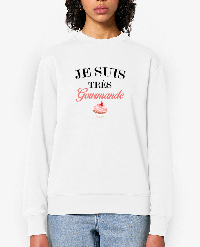 Sweat-shirt Je suis très gourmande Par tunetoo