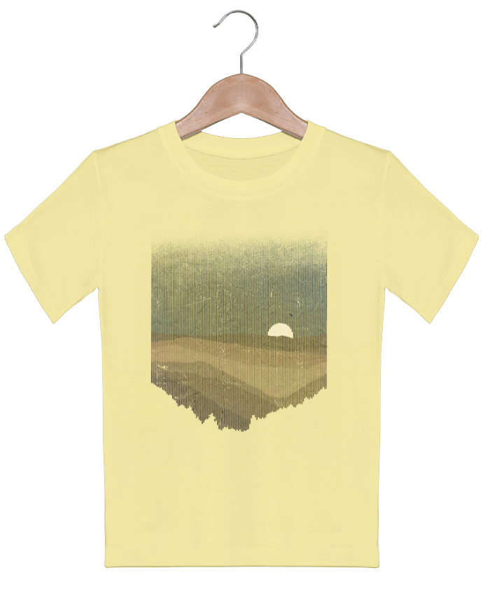 T-shirt garçon motif Moonrise Sepia Florent Bodart