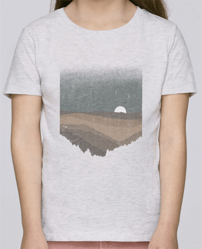 T-shirt fille Moonrise Sepia par Florent Bodart