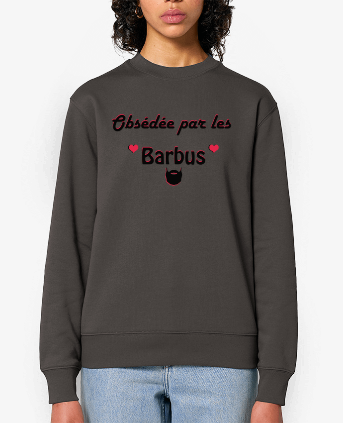 Sweat-shirt Obsédée par les barbus Par tunetoo