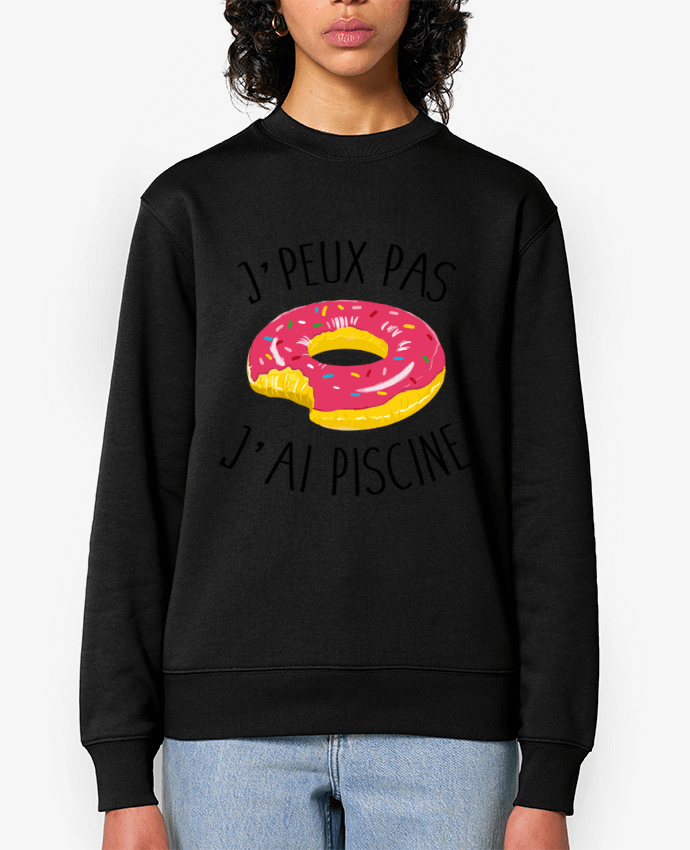 Sweat-shirt Je peux pas j'ai piscine Par FRENCHUP-MAYO