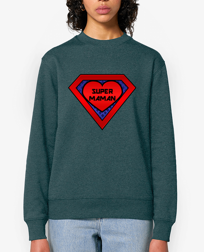 Sweat-shirt Super maman Par FRENCHUP-MAYO