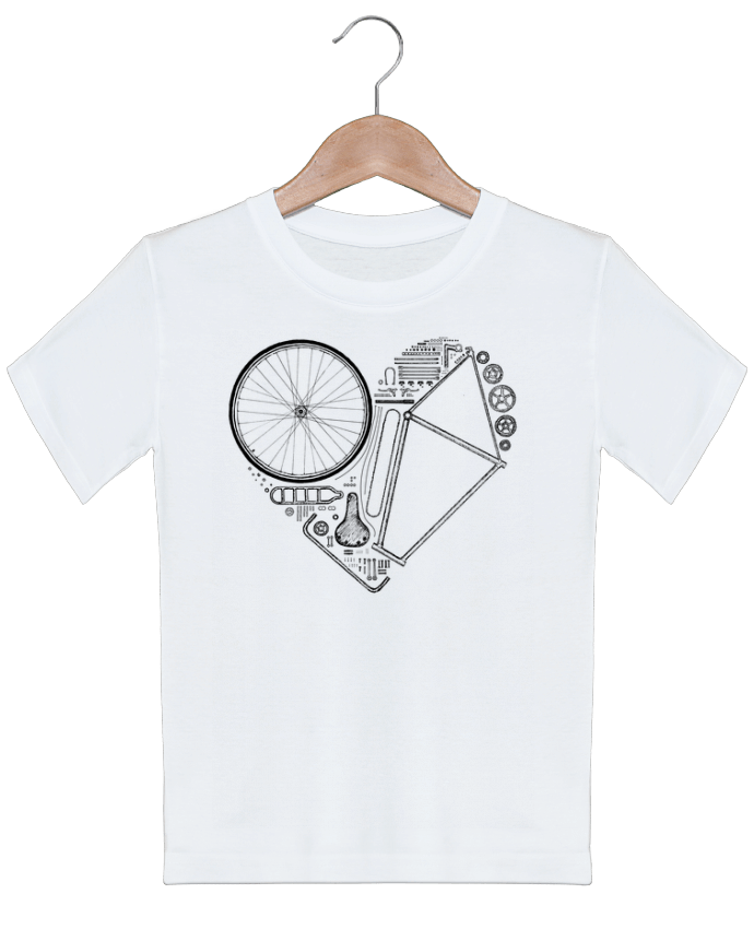 T-shirt garçon motif Love Bike Florent Bodart