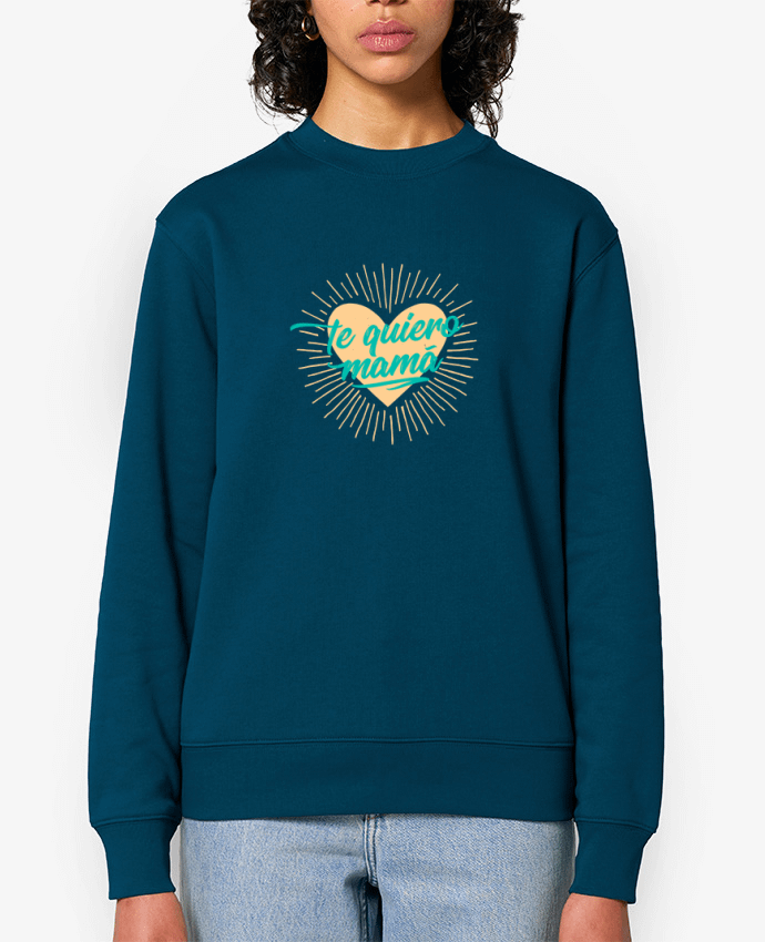 Sweat-shirt te quiero mamá Par tunetoo