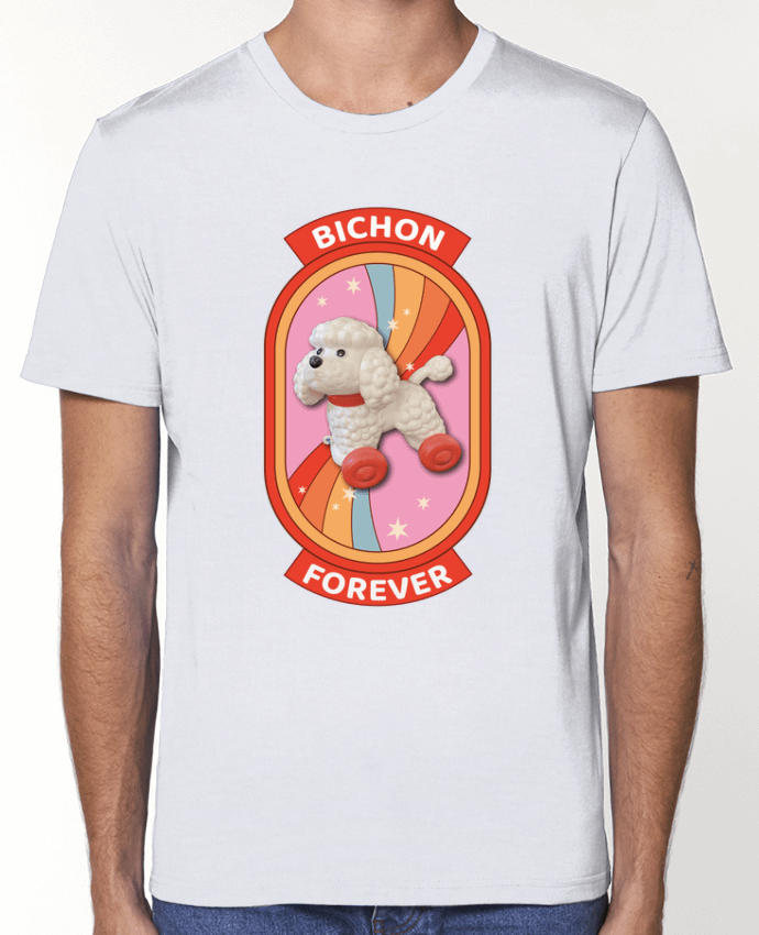 T-Shirt Bichon forever Arc-en-ciel par Unik&moi
