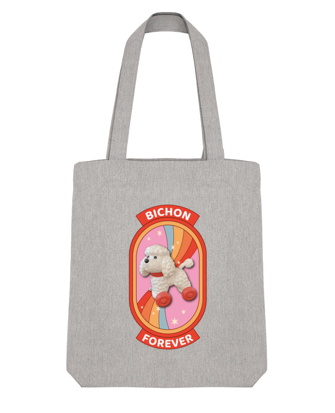Tote Bag Stanley Stella Bichon forever Arc-en-ciel par Unik&moi 