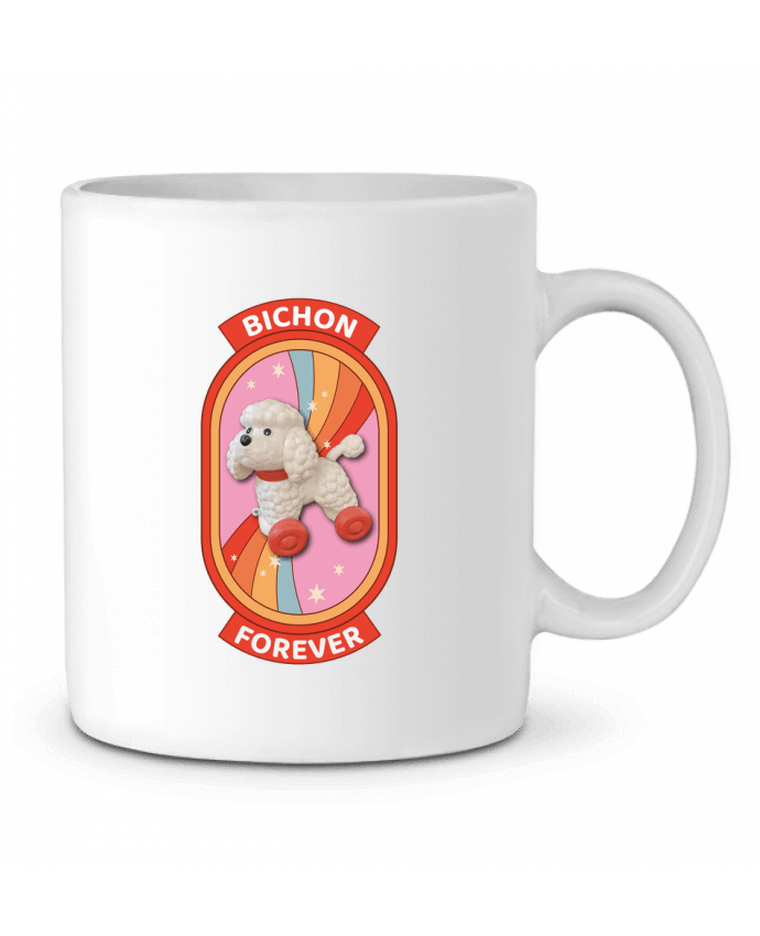 Mug  Bichon forever Arc-en-ciel par Unik&moi