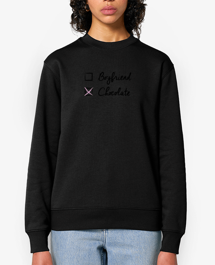 Sweat-shirt Boyfriend Chocolate Par tunetoo