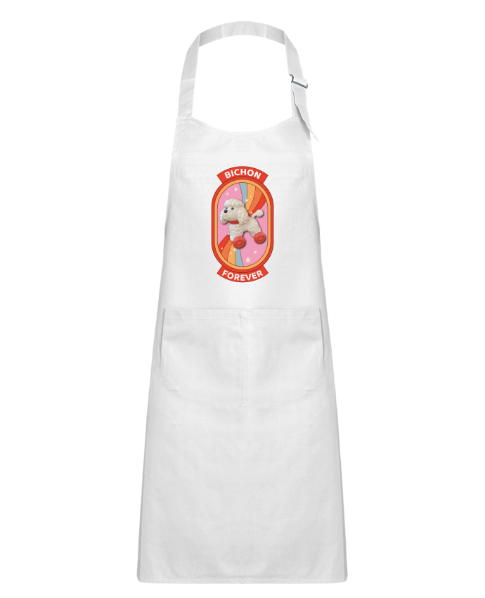 Tablier Enfant Bichon forever Arc-en-ciel par Unik&moi