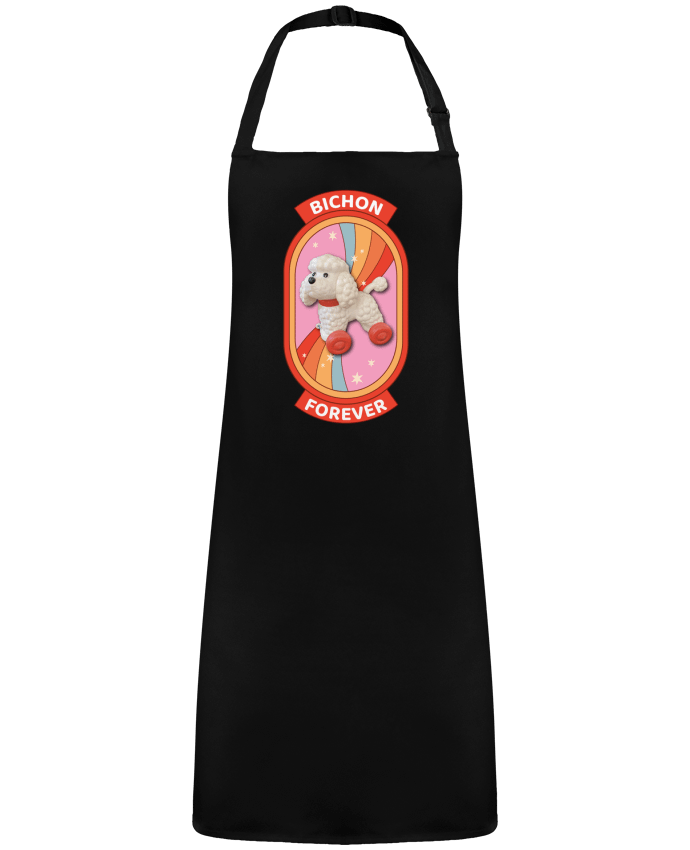 Tablier Bichon forever Arc-en-ciel par  Unik&moi