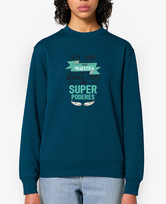 Sweat-shirt Super maestra Par tunetoo