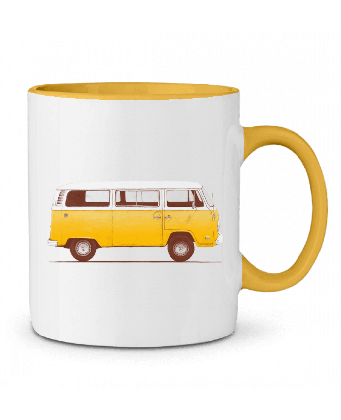 Two-tone Ceramic Mug Yellow Van Florent Bodart