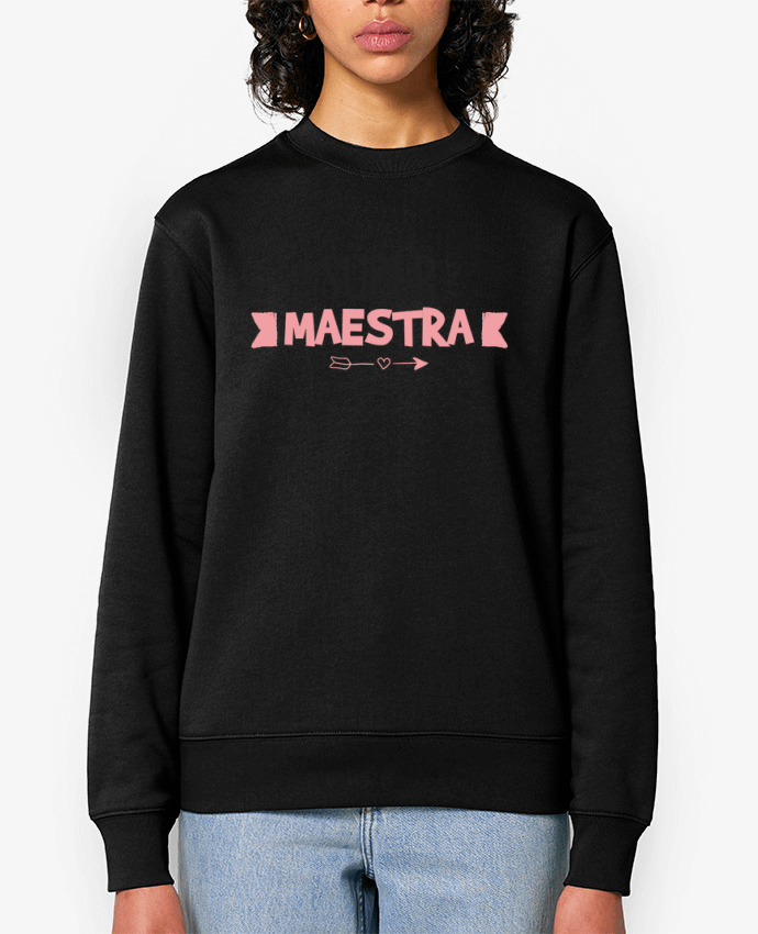 Sweat-shirt Super maestra Par tunetoo