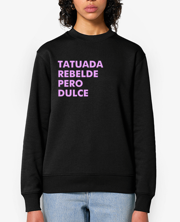 Sweat-shirt Tatuada rebelde pero dulce Par tunetoo