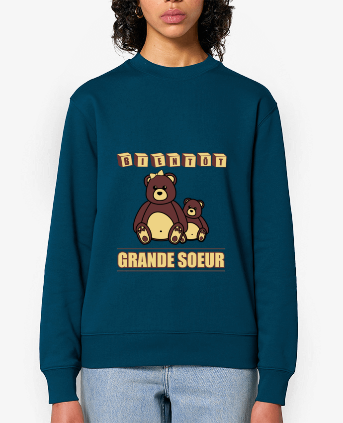 Sweat-shirt Bientôt Grande Soeur Par Benichan