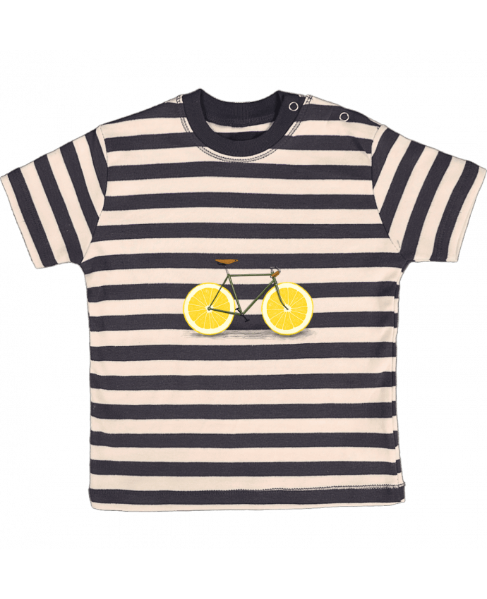 Camiseta Bebé a Rayas Zest por Florent Bodart