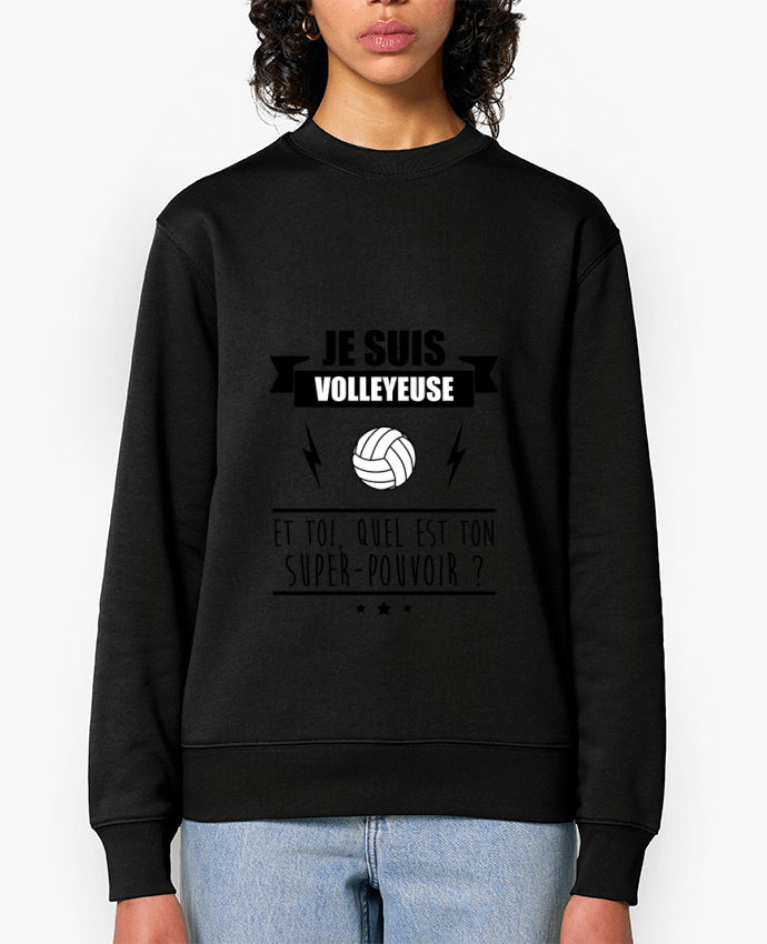 Sweat-shirt Je suis volleyleuse et toi, quel est ton super-pouvoir ? Par Benichan