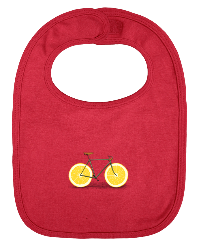 Baby Bib plain and contrast Zest by Florent Bodart