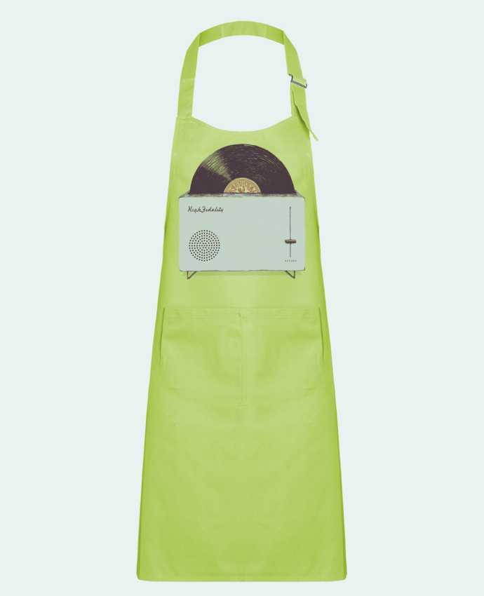 Kids chef pocket apron High Fidelity by Florent Bodart