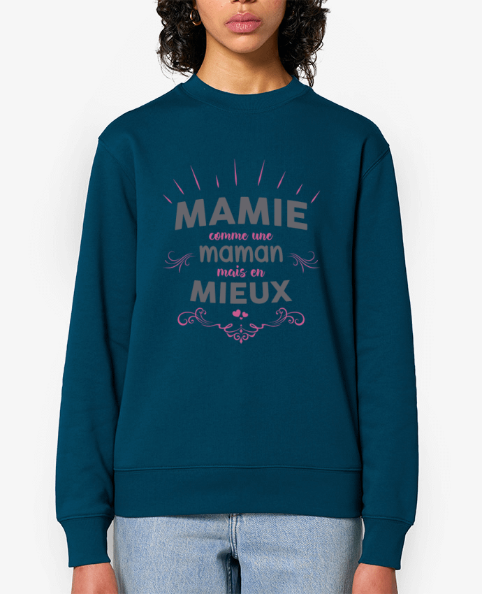 Sweat-shirt Mamie comme une maman mais en mieux Par tunetoo
