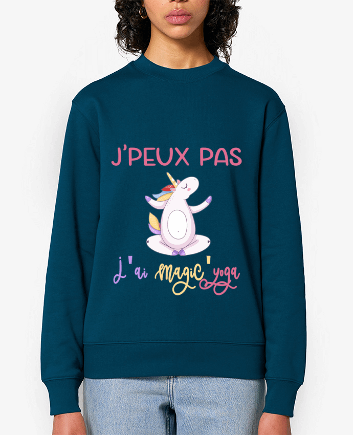 Sweat-shirt J'peux pas j'ai magic' yoga Par A.L.I.