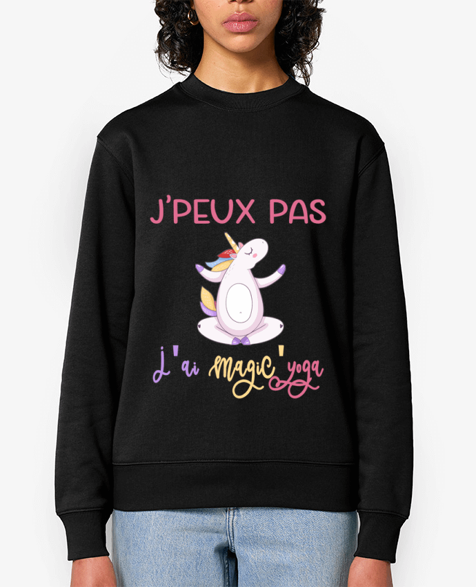 Sweat-shirt J'peux pas j'ai magic' yoga Par A.L.I.