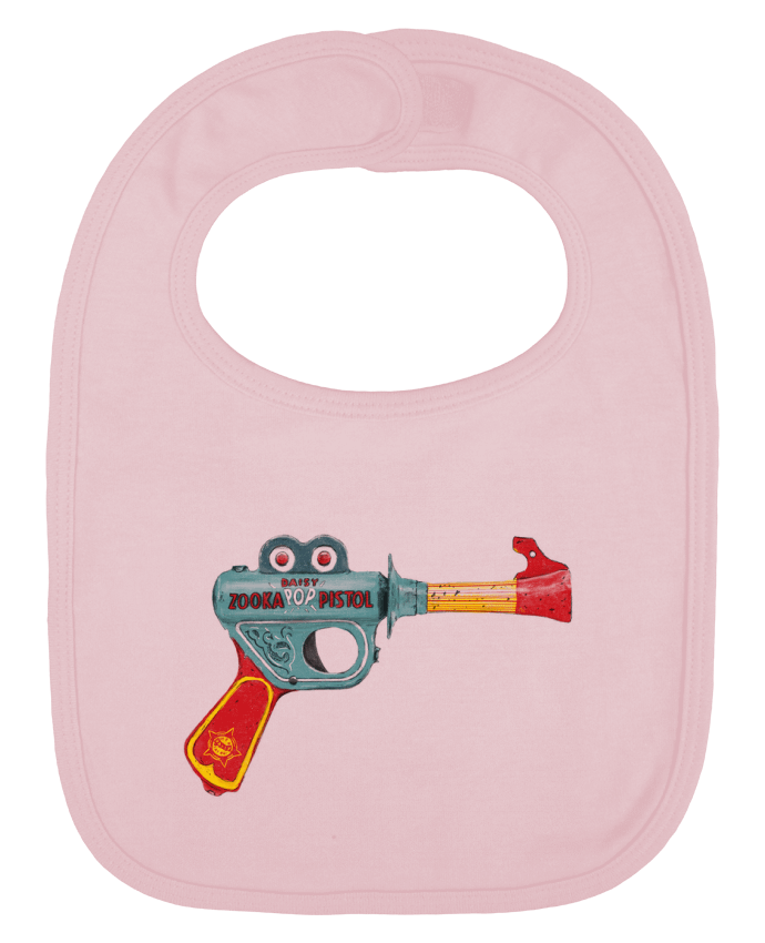 Baby Bib plain and contrast Gun Toy by Florent Bodart