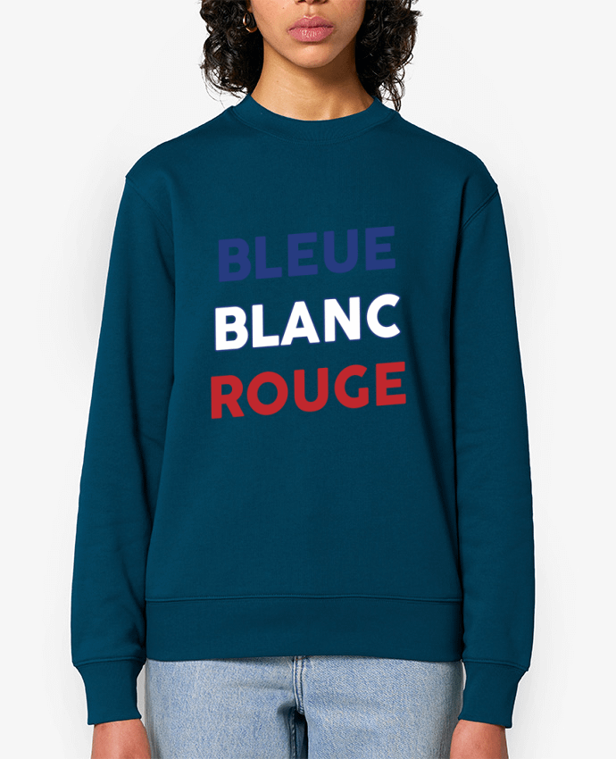 Sweat-shirt Bleue Blanc Rouge Par tunetoo