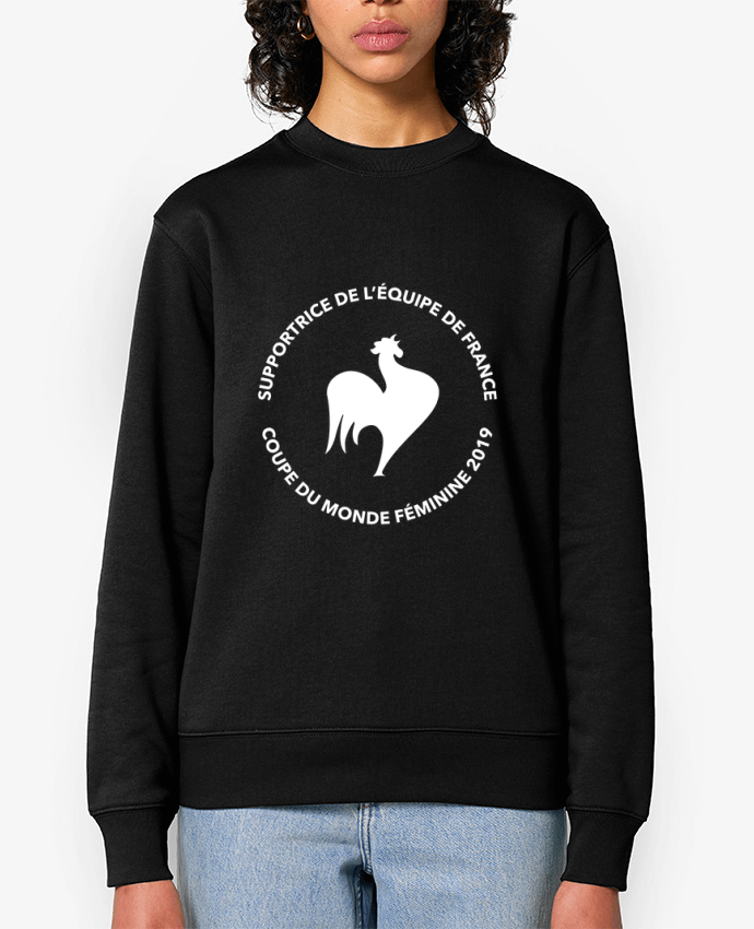 Sweat-shirt Supportrice de l'équipe de France - Coupe du monde féminine 2019 Par tunetoo