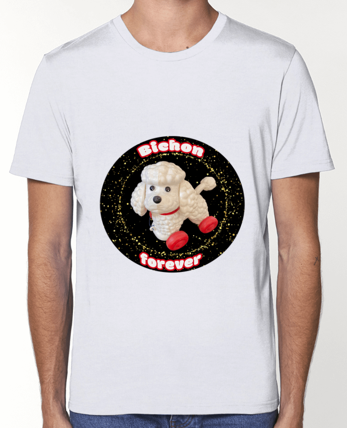 T-Shirt Bichon forever paillettes par Unik&moi