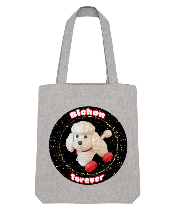Tote Bag Stanley Stella Bichon forever paillettes par Unik&moi 