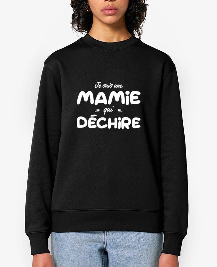 Sweat-shirt Mamie qui déchire Par tunetoo