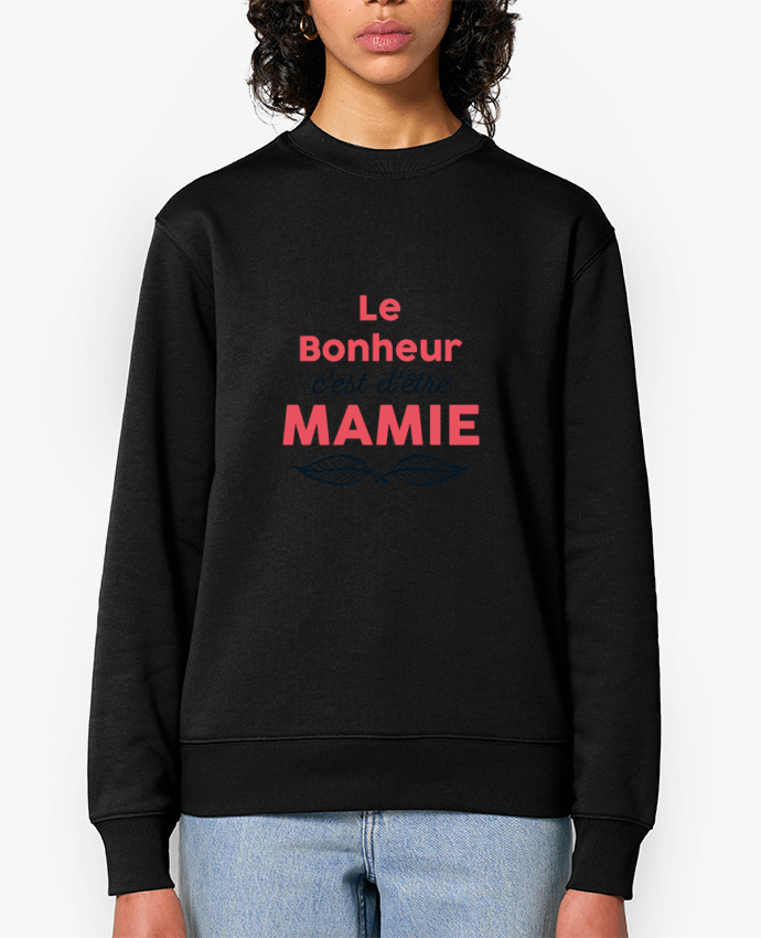 Sweat-shirt Le bonheur c'est d'être mamie Par tunetoo