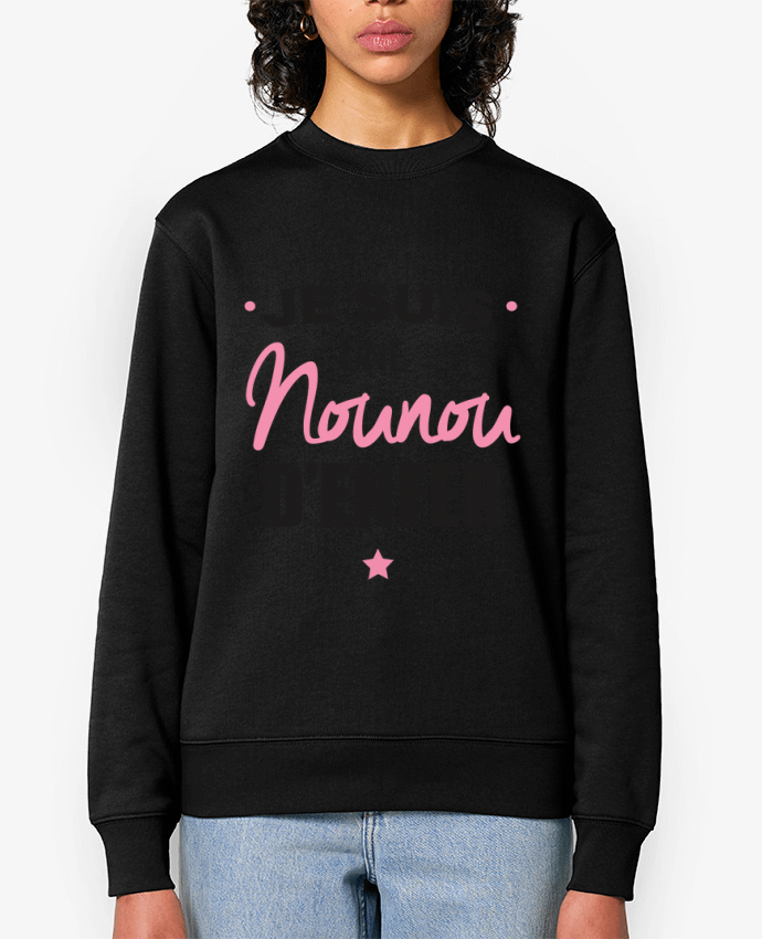 Sweat-shirt Je suis une nounou d'enfer Par La boutique de Laura