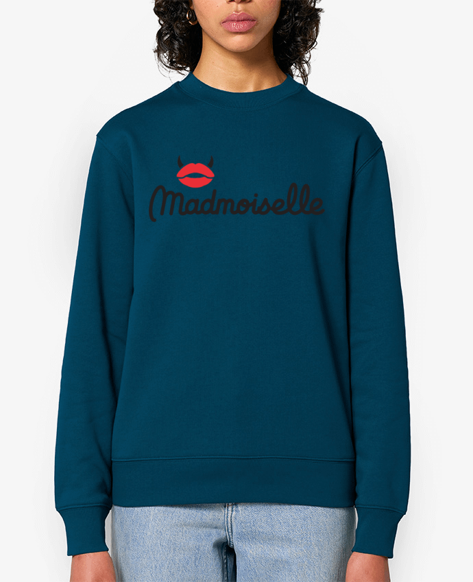 Sweat-shirt Madmoiselle + logo Par Madmoiselle Rose