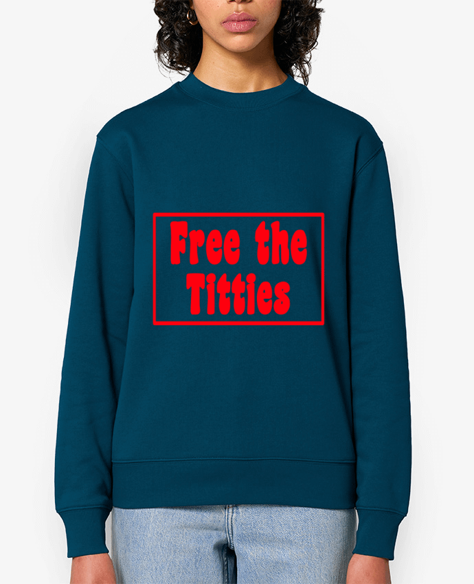 Sweat-shirt Free the Titties Par Arepo