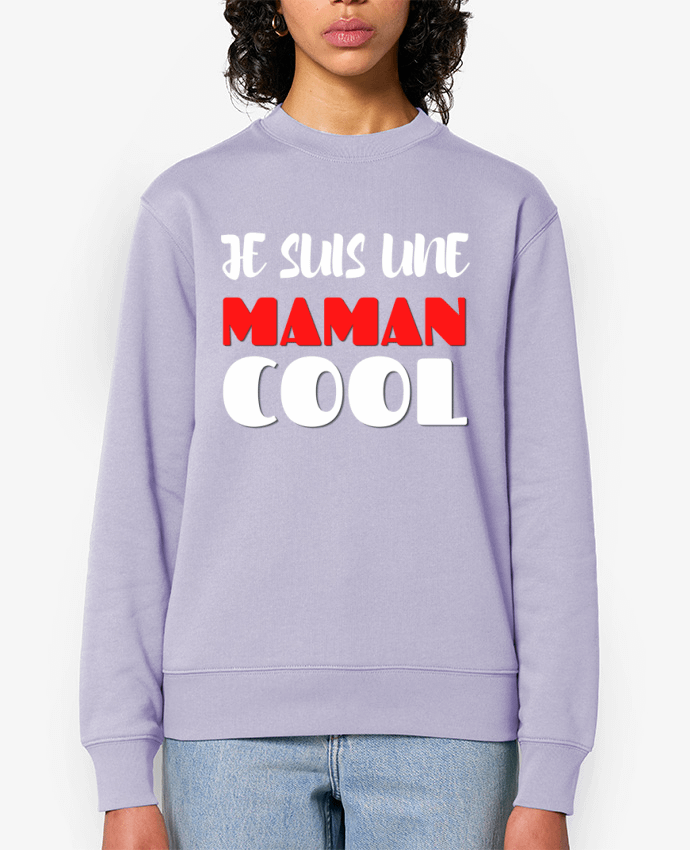 Sweat-shirt Je suis une maman cool Par Anastasia