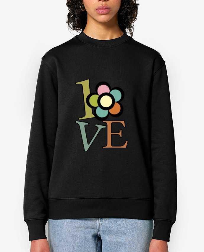 Sweat-shirt Love vintage Par Ladies