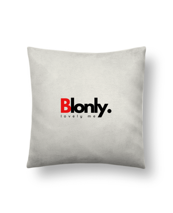 Coussin suédine Blondy par clg