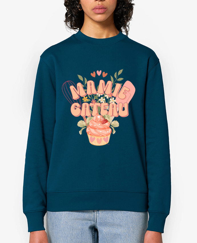 Sweat-shirt Mamie gâteau Par ApiDesign