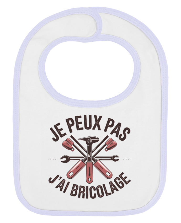 Bavoir bébé uni je peux pas j'ai bricolage par bwilfy